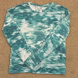 Athleta Super Soft Green Long Sleeve Tee